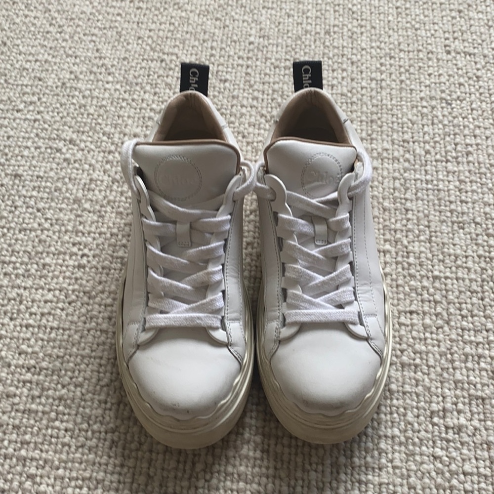 White Chloe shoes